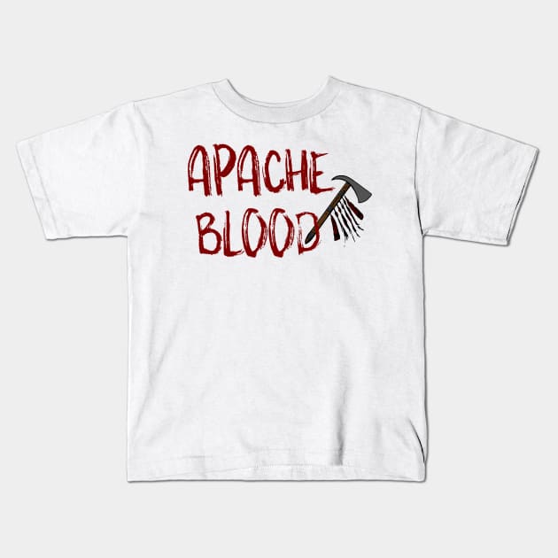 apache geronimo sioux sitting bull Kids T-Shirt by untagged_shop